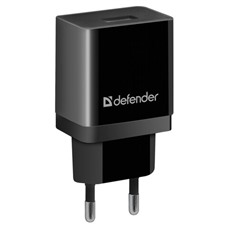 Зарядное устройство сетевое (220 В) DEFENDER UPC-11, кабель microUSB 1 м, выходной ток 2,1 А, черное, 83556 ОЗ