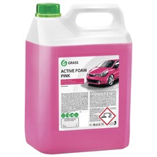 Шампунь автомобильный для автоматической и ручной мойки 6 кг GRASS ACTIVE FOAM PINK 