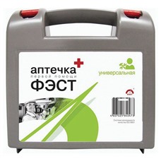 Аптечка первой помощи универсальная ФЭСТ, до 7 человек, футляр из полистирола, № 6 ОЗ