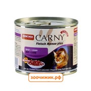 Консервы Animonda Carny Adult для кошек с говядиной и ягнёнком (200 гр)