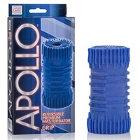California Exotic Apollo Reversible Premium Masturbator Grip, синий
Двусторонний мастурбатор