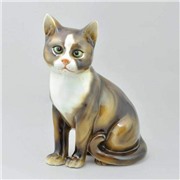 Статуэтка Кошка коричневая 