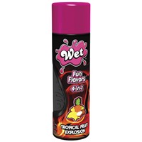 Wet Fun Flavors Tropical Fruit Explosion, 300 мл
Универсальный лубрикант с ароматом тропических фруктов