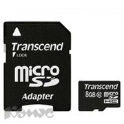 Карта памяти Transcend microSDHC 8GB Class10(TS8GUSDHC10)