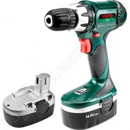 Дрель-шуруповерт аккумуляторная 2 x 14.4 В Ni-Cd 1.2 Aч VERTO 50G175