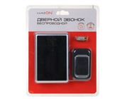 Беспроводной дверной звонок LuazON LZDV-12-1 , от 220 В, чёрный