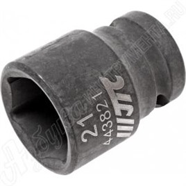 Головка торцевая ударная шестигранная 1/2", 21 мм, JTC, JTC-443821