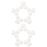 Shots Toys Nipple Sticker Open Circle and Hearts, белые
Пэстисы, сердечки и кружочки, не закрывают соски