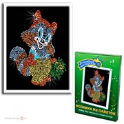 Набор ДТ Мозайка из пайеток Енот 025