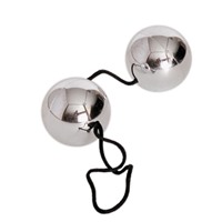 Toyfa шарики вагинальные, серебристые
Со смещенным центром тяжести, имитация металла