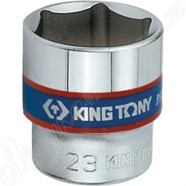 Головка торцевая стандартная шестигранная 3/8", 15 мм, KING TONY, 333515M