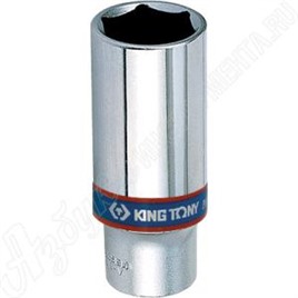 Головка торцевая глубокая шестигранная 3/8", 14 мм, KING TONY, 323514M