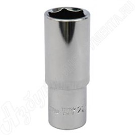 Головка торцевая глубокая 1/2"DR 21 мм, OMBRA, 112121