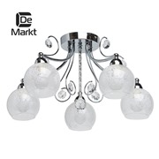 				DeMarkt Грация хром/хрусталь 5*60W E14 Люстра