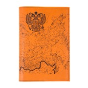 Ежедневник большой Карта России в кож.облож. недатир.