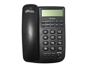 Телефон Ritmix RT-440, проводной, определитель номеров, черный