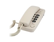 Телефон Ritmix RT-100, проводной, регулятор уровня громкости, слоновая кость