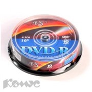 Носители информации VS DVD-R 4,7GB 16x Cake/10