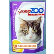 Влажный корм Dr.Zoo для кошек лосось (100 гр) (9000)