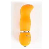 Sexus вибратор 14 см, оранжевый
С украшением, водонепроницаемый
