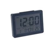Часы-будильник LuazON LB-03 3*ААА, LED подсветка, дата/часы/температура, влажность, чёрные