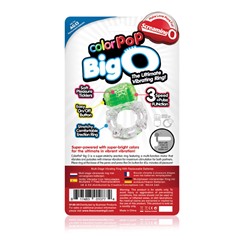 Прозрачное колечко с ярким вибро-моторчиком BIG O