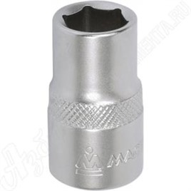 Головка торцевая стандартная шестигранная 1/2", 08 мм, МАСТАК, 000-40008