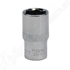 Головка торцевая 1/4"DR 10 мм, OMBRA, 114010