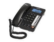 Телефон Ritmix RT-470, проводной, встроенный дисплей, черный