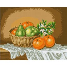 Картина стразами (набор) "Цветочно-ягодный натюрморт" 33х45 см SP-1017