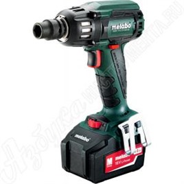 Аккумуляторный ударный гайковерт 18 В, кейс, SSW 18 LTX 400 BL, METABO, 602205500
