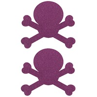 Shots Toys Nipple Sticker Skull, фиолетовые
Пэстисы в форме черепов