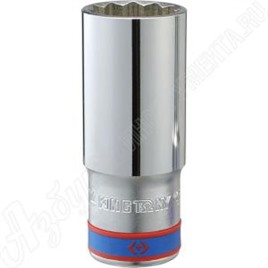 Головка торцевая глубокая двенадцатигранная 1/2", 27 мм, KING TONY, 423027M