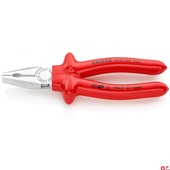 Комбинированные плоскогубцы 200 мм, ручки изолированные, KNIPEX, KN-0307200