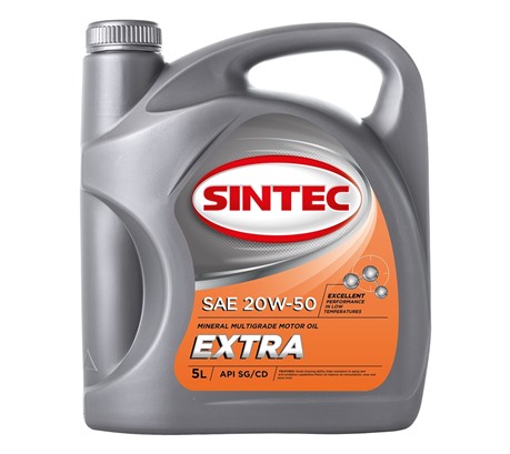 Моторное масло Sintec Extra 20W-50 SG/CD (5л.)