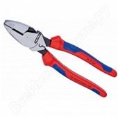 Клещи с токоведущим кабелем Linemans Pliers, 240 мм, KNIPEX, KN-0912240