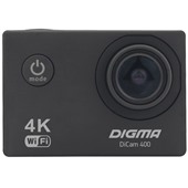 Видеокамера экшн Digma DiCam 400 черный
