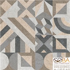 Декор Vitra  Napoli Микс R10 7РЕК 60х60 купить по лучшей цене в интернет магазине стильных обоев Сова ТД. Доставка по Москве, МО и всей России