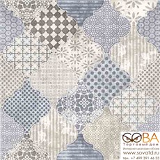 Керамогранит Majolica глаз.  голубой (C-MA4R042D) 42x42 купить по лучшей цене в интернет магазине стильных обоев Сова ТД. Доставка по Москве, МО и всей России