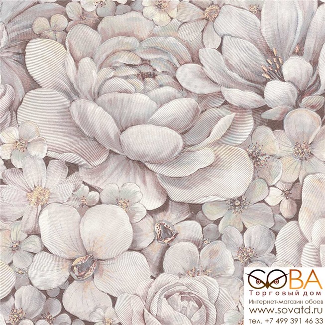 Обои Marburg Floralia 33904 m купить по лучшей цене в интернет магазине стильных обоев Сова ТД. Доставка по Москве, МО и всей России