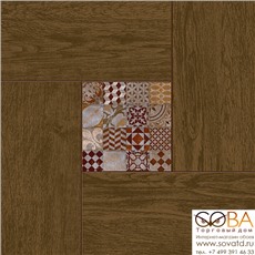 Керамогранит Bellariva  коричневый (C-BL4R112D) 42x42 купить по лучшей цене в интернет магазине стильных обоев Сова ТД. Доставка по Москве, МО и всей России