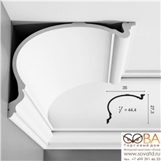 Карниз Orac Decor C344 Luxxus купить по лучшей цене в интернет магазине стильных обоев Сова ТД. Доставка по Москве, МО и всей России