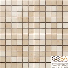 Мозаика Marazzi  Evolutionmarble Riv Mosaico Golden Cream 32,5х32,5 купить по лучшей цене в интернет магазине стильных обоев Сова ТД. Доставка по Москве, МО и всей России