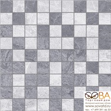 Мозаика Pegas  30х30 т.серый+серый купить по лучшей цене в интернет магазине стильных обоев Сова ТД. Доставка по Москве, МО и всей России