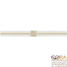 Бордюр Royal  белый 6,3х60 купить по лучшей цене в интернет магазине стильных обоев Сова ТД. Доставка по Москве, МО и всей России