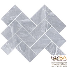 Мозаика Vitra  Marmori Шеврон Дымчатый Серый (5*10) 31,5х28 купить по лучшей цене в интернет магазине стильных обоев Сова ТД. Доставка по Москве, МО и всей России