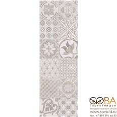 Декор Creto Вставка Porto Vetro Grey W\DEC M 25x75 NR Glossy 1 купить по лучшей цене в интернет магазине стильных обоев Сова ТД. Доставка по Москве, МО и всей России