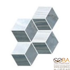 Декор Vitra  Serpe-Nuvola Ромб холодная гамма ЛПР 24х30 купить по лучшей цене в интернет магазине стильных обоев Сова ТД. Доставка по Москве, МО и всей России