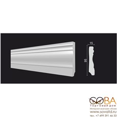 Лепнина Decor-Dizayn Плинтус 153 A купить по лучшей цене в интернет магазине стильных обоев Сова ТД. Доставка по Москве, МО и всей России