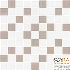 Вставка Tiffany  мозаика бежевый (A-TV2L011\G) 30x30 купить по лучшей цене в интернет магазине стильных обоев Сова ТД. Доставка по Москве, МО и всей России